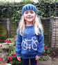 Bike Sweater and Hat Knitting Pattern.  Digital Knitting Pattern - Image 4