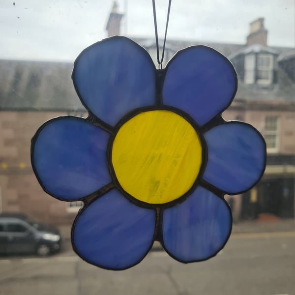 Stained glass flower