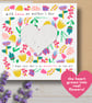 Handmade Plantable Wildflower Seed Heart, Flower Mother's Day Card