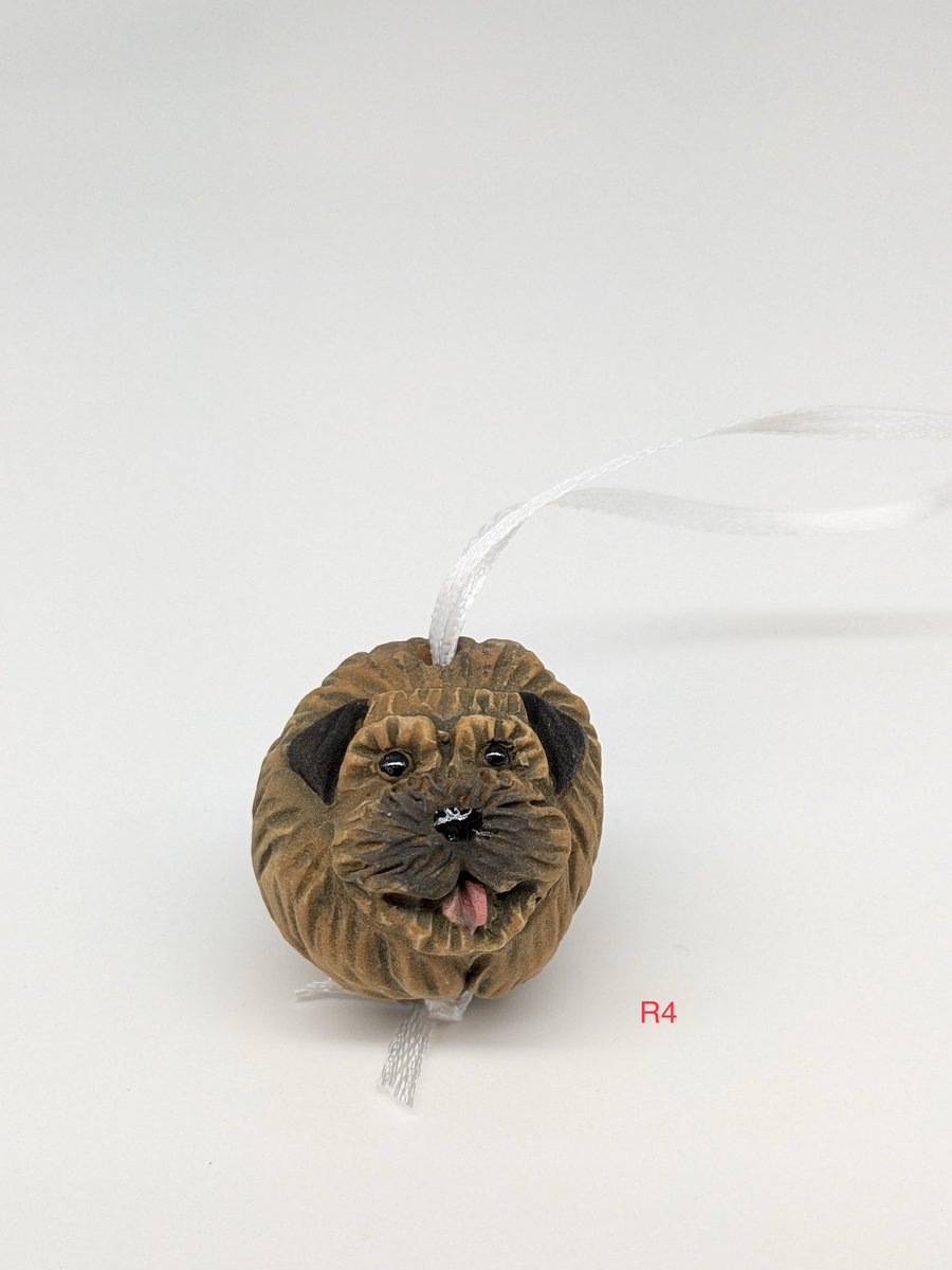 Little Border Terrier on Ribbon - R4