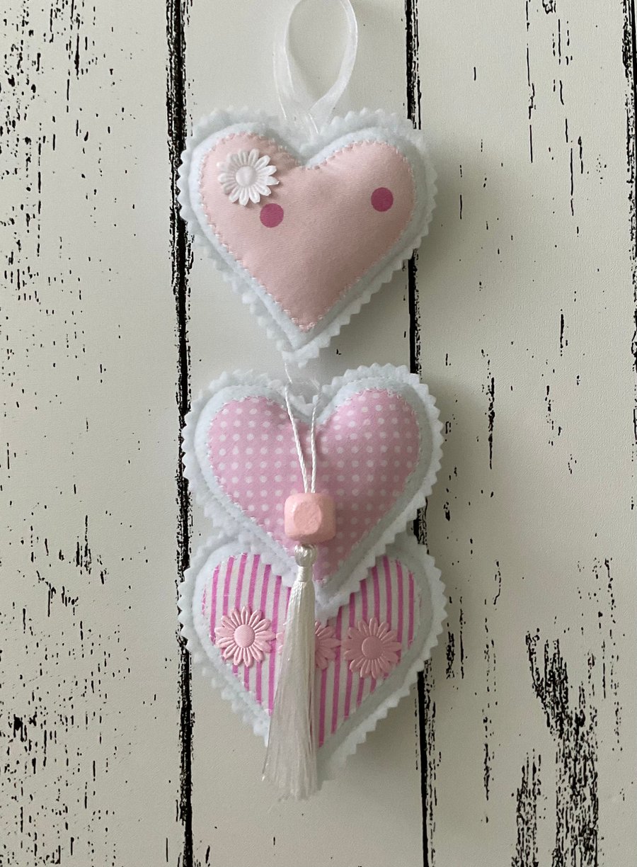Handmade Hanging Heart Decoration 