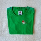 Robin, T-shirt, age 5-6, hand embroidered