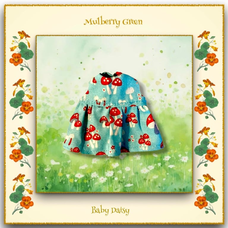 Toadstool Dress for Baby Daisy 