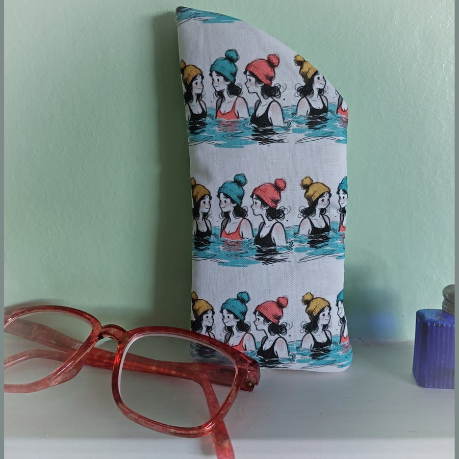Wild Swimmers Glasses Case Vision Storage Soft 