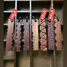 Parquet Art Teak & Mahogany Key Fobs 