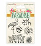 Dovecraft Collections 'Finding Paradise' 6 Clear Stamps Set