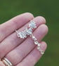Silver moonstone necklace inspired by lichen - Image 7