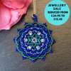 SALE - Mandala Beadwork Necklace