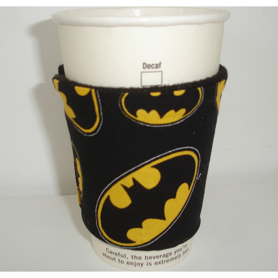 Batman Cup Cosy Sleeve Cozy