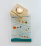 Fused Glass Tropical Fish Tealight Panel: Colorful Underwater Art - Image 4