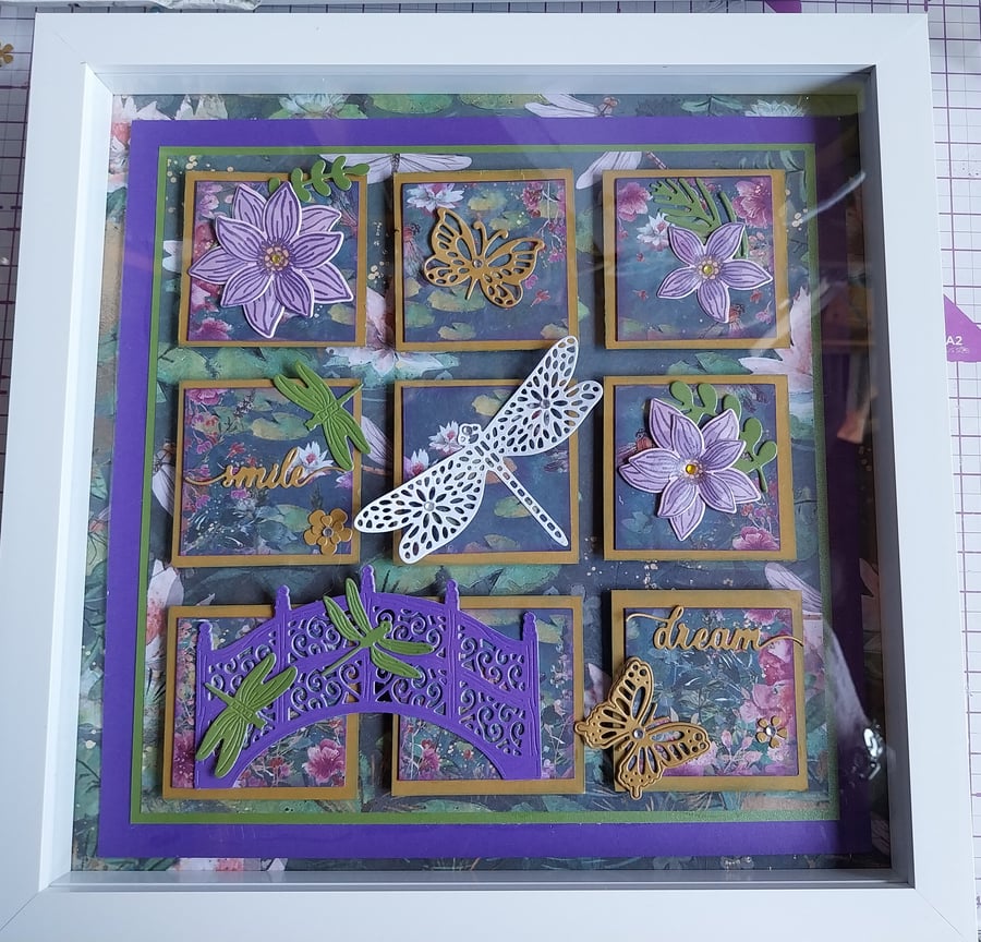 Dragonfly Box Frame Picture