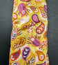 Lavender and hop sleep-aid bag - Vibrant yellow paisley - zero waste project