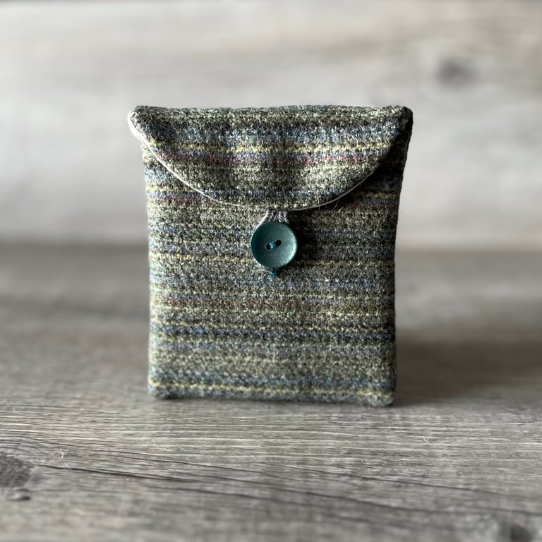 Wool Coin Purse Pouch  