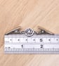 Silver cardigan clip - Celtic sweater guard - Shawl or pashmina pin  - Image 3