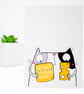 Cheese and Cracker Cat Card - Image 3