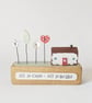 Little Wooden House with Festive Garden 'All is Calm All is Bright' - Image 2