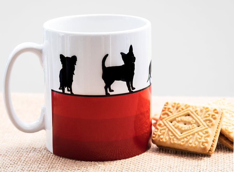Red Dog Breed Coffee Mug Gift for Lover Owner Dachshund Westie Terrier Poodle