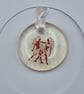 Gemini Fused Glass Card - Image 2