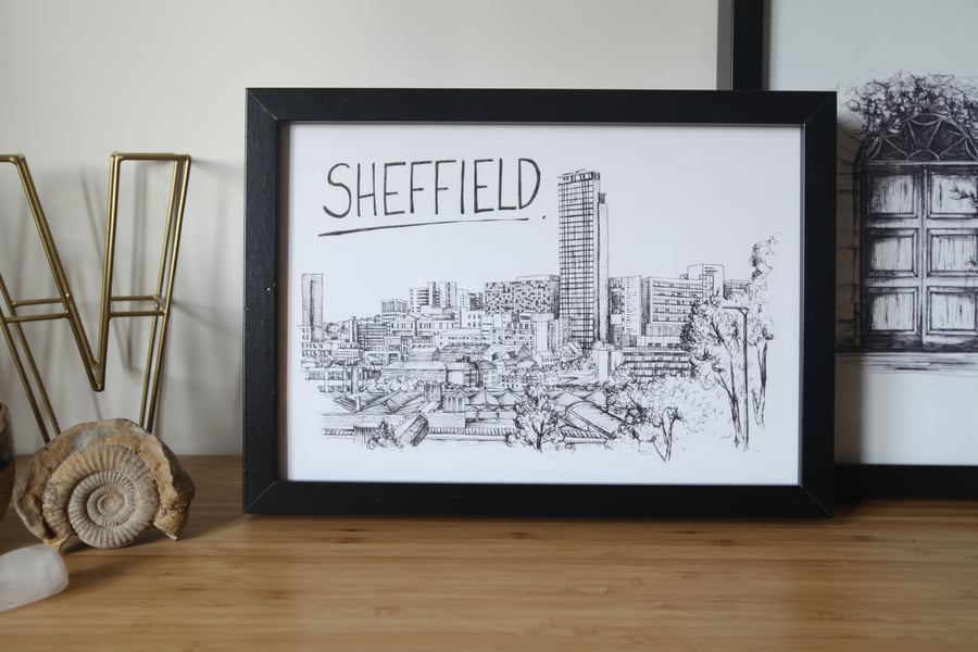 Sheffield Skyline Print