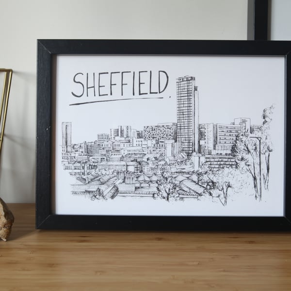 Sheffield Skyline Print