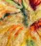 Hand Felted Nasturtium Textile Artwork  - Image 3