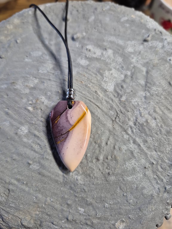 Australian Picture Jasper Coffin Pendant