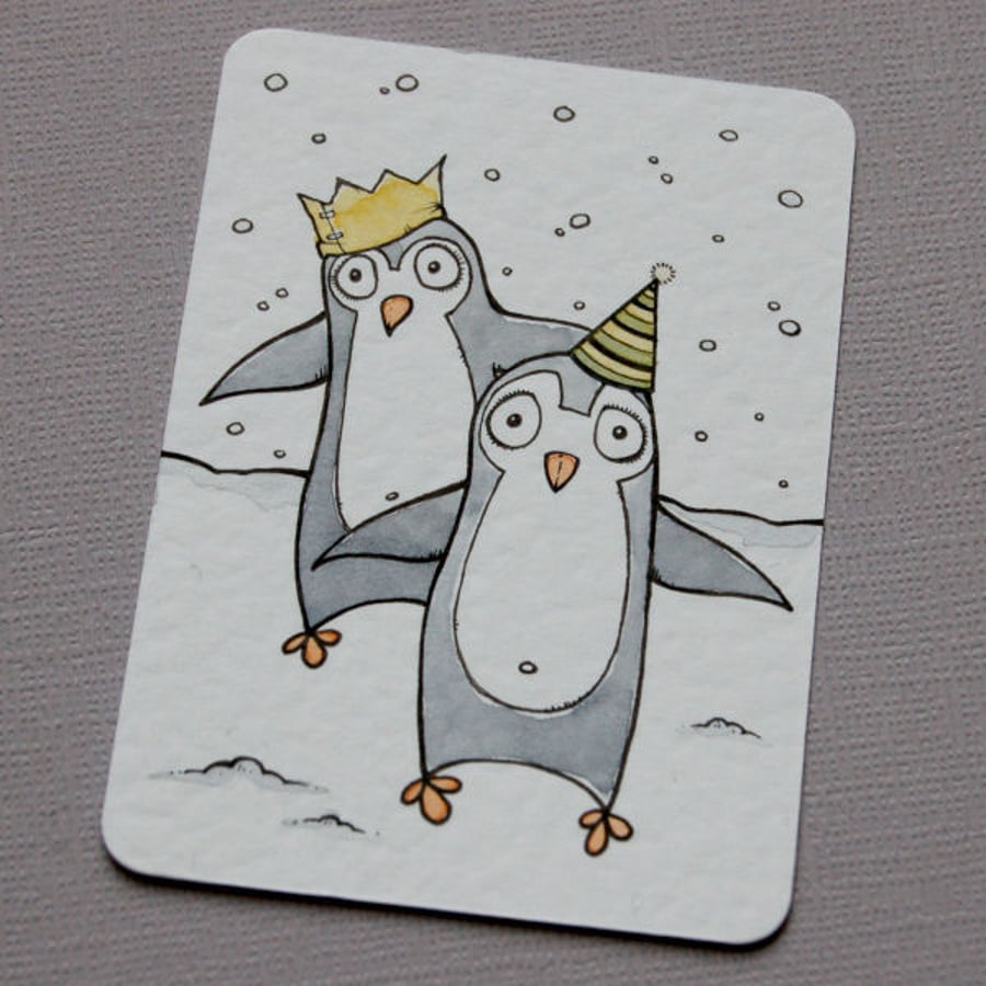 party penguins - aceo