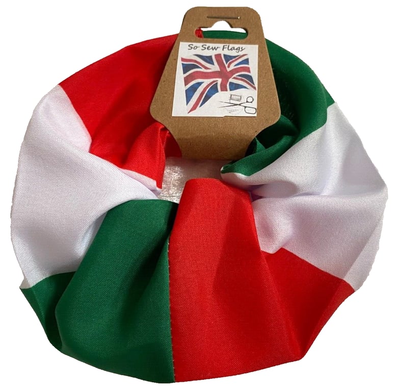 Italy Italian Flag Hair Scrunchie Scrunchies Accessory Band Elastic