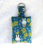 Liberty print padded keyring, Prairie Day, bag charm