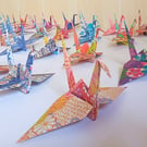 Origami Japanese Paper Crane Set A of 40 Handmade Wedding Favours Gift 