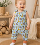 Handmade Baby Romper -Safari Animals - Image 3