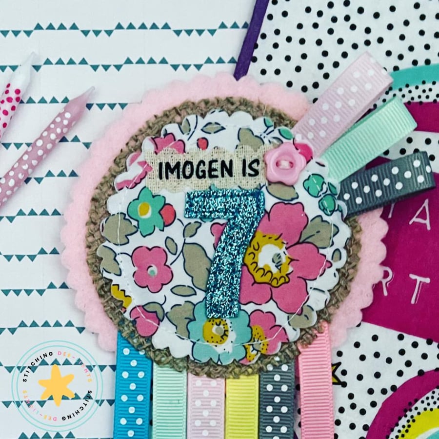 Liberty Betsy Birthday Rosette