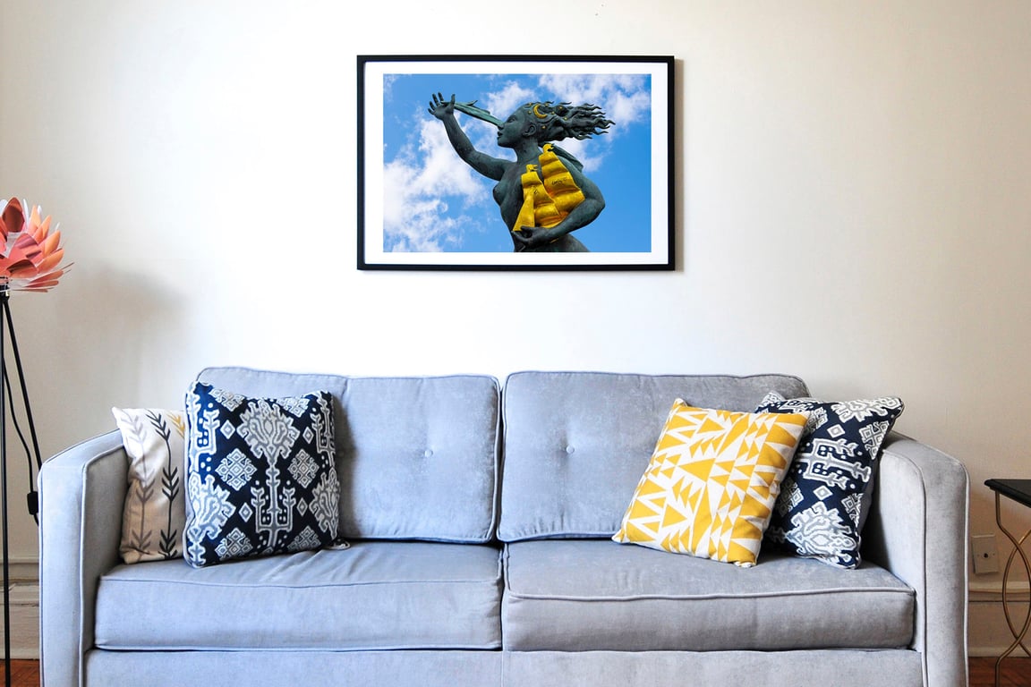 Spirit of South Shields statue print, River Tyne