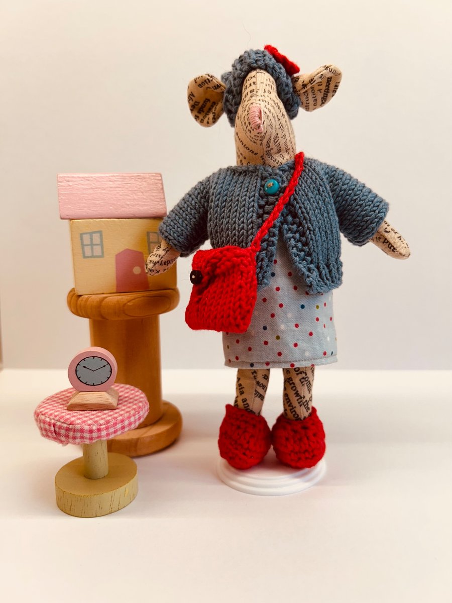 Handmade Little Fabric Mouse 