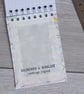 A7 Handmade Spiral Notebook with Recycled Map Cover - Image 8