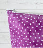 Makeup bags purple spots and cork  - Image 4