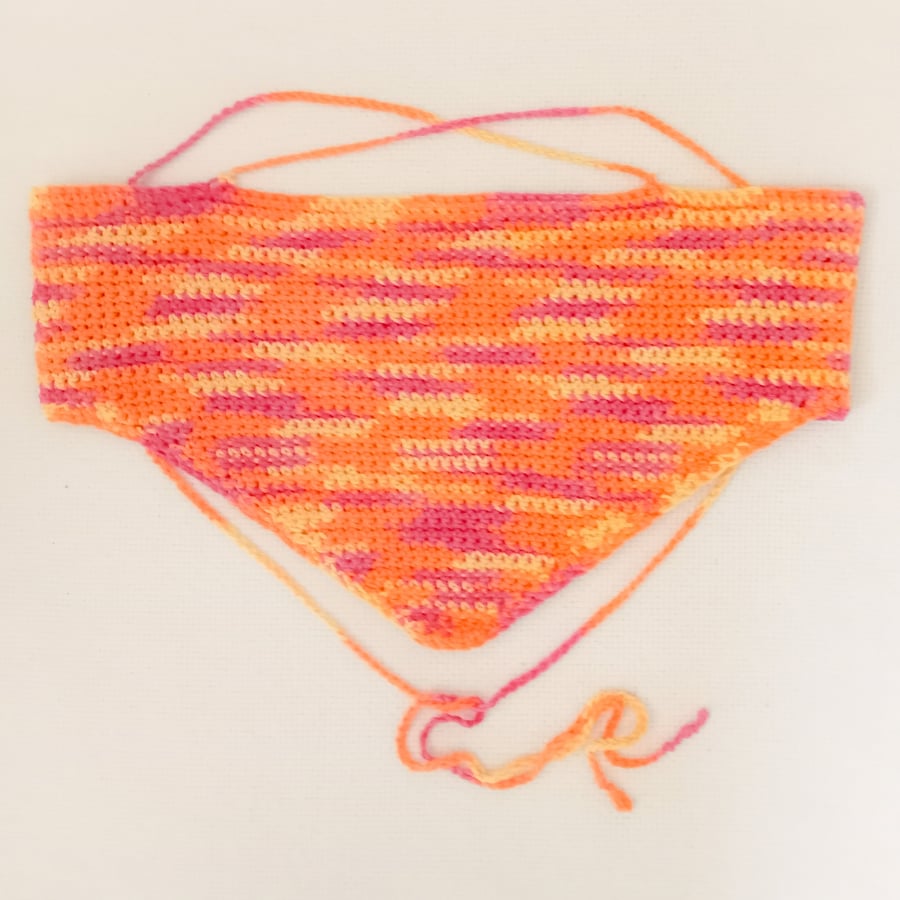 CROCHET PATTERN PDF Playtime Ombre Bandana Top
