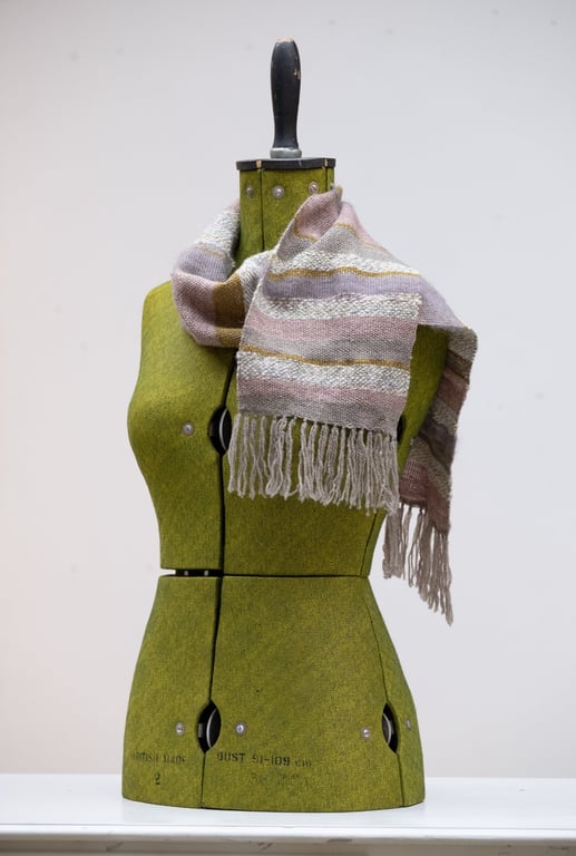 Scarf, Shawl, Neck Warmer, Hand Woven Artisan Scarf 