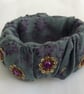 Fabric bracelet, cuff, bangle  - Image 6