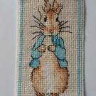 1.12TH SCALE CROSS STITCHED RUG WITH RABBIT