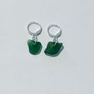 Sea glass earrings