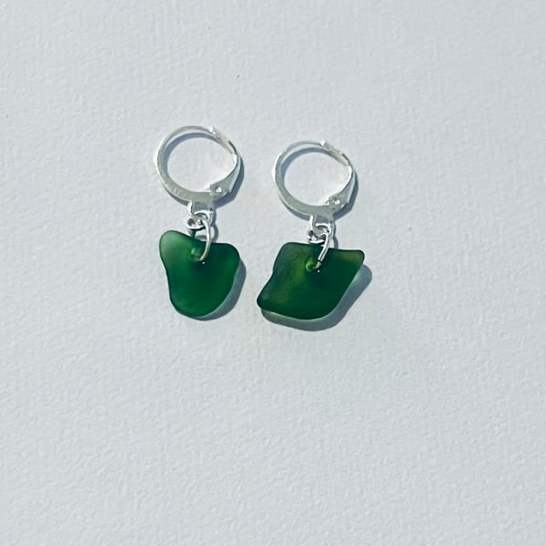 Sea glass earrings