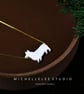 Opal Corgi Dog Pendant Necklace With 925 Sterling Silver Chain - Image 6