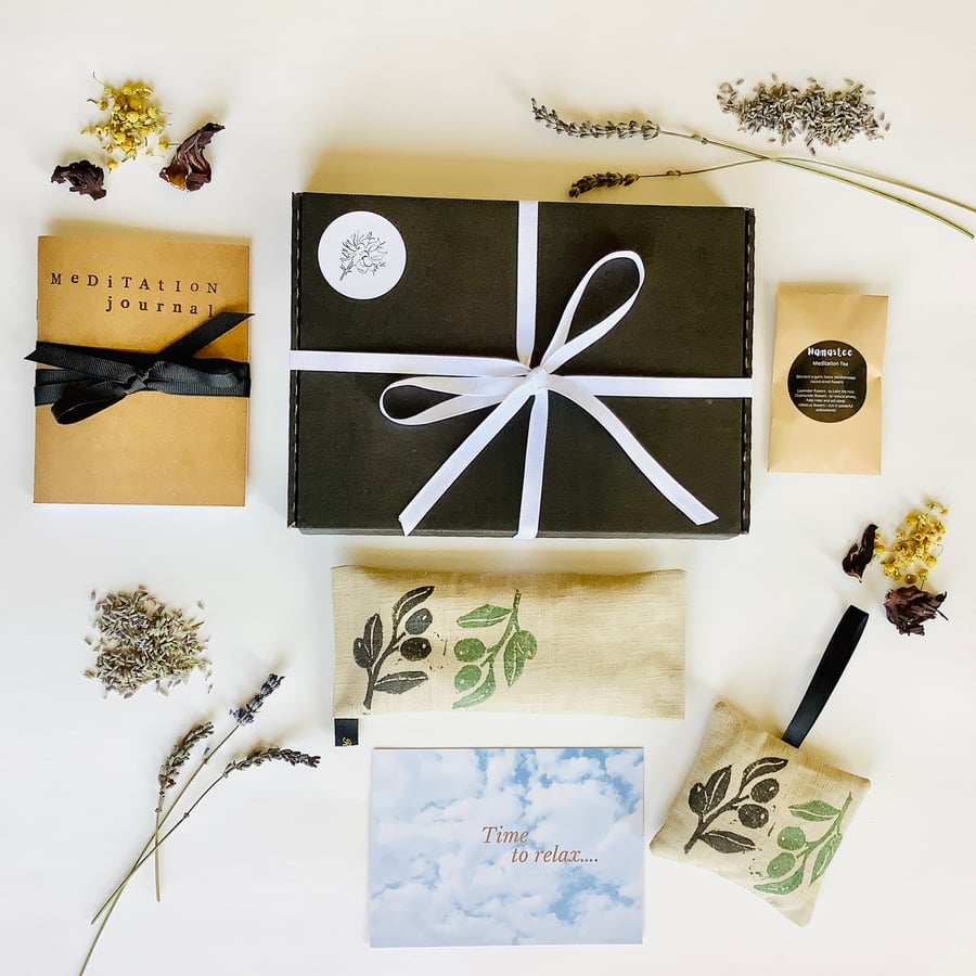 Meditation Gift Set; Lavender Meditation Gift Set