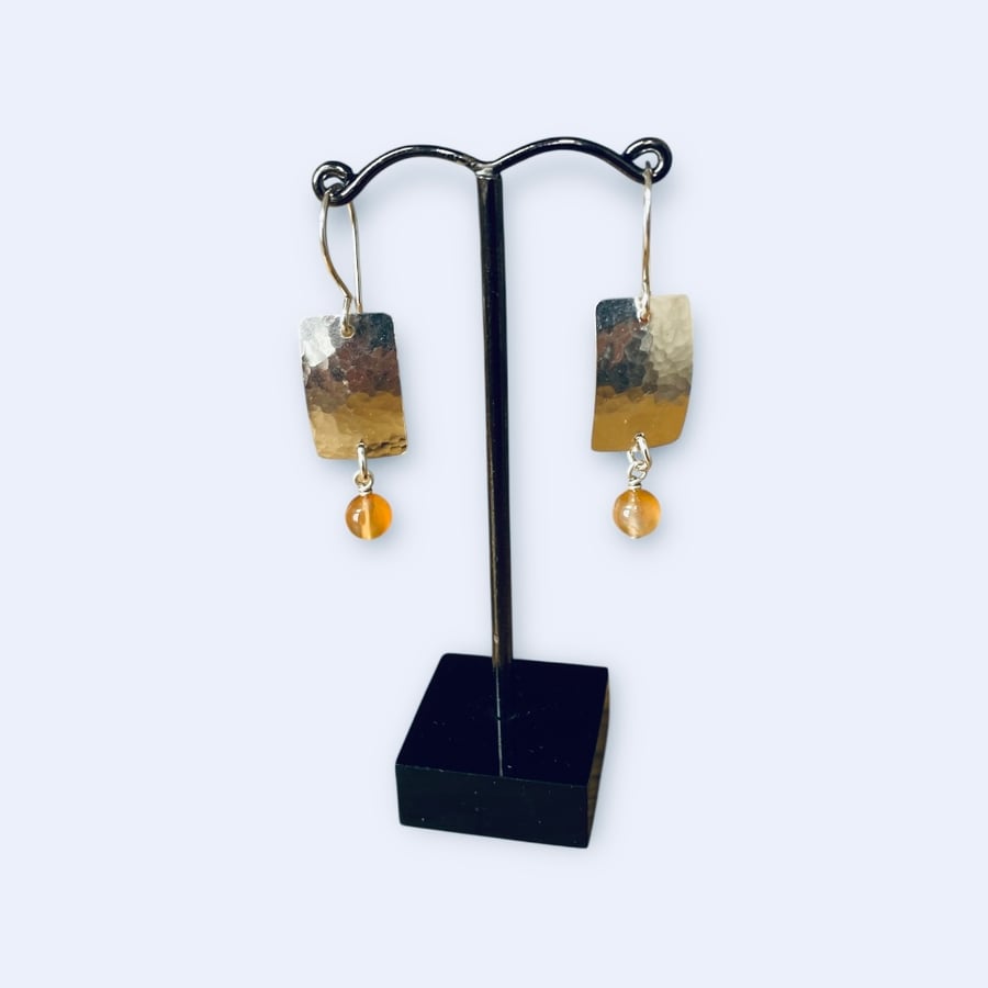Carnelian Drop earrings