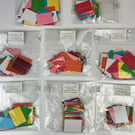 Colourful Card Bunting - about 2 metres long - perfectly imperfect