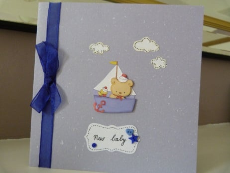 New Baby Boy Sailor Card