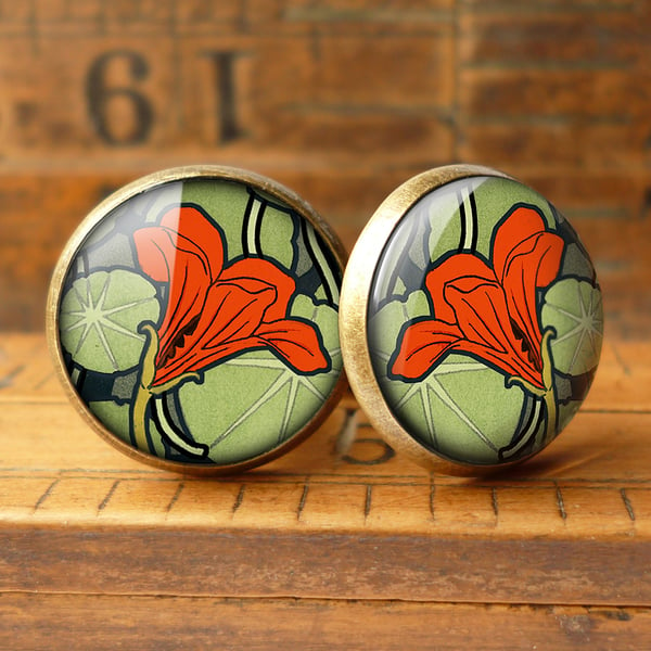 Nasturtium Cufflinks (AN01)