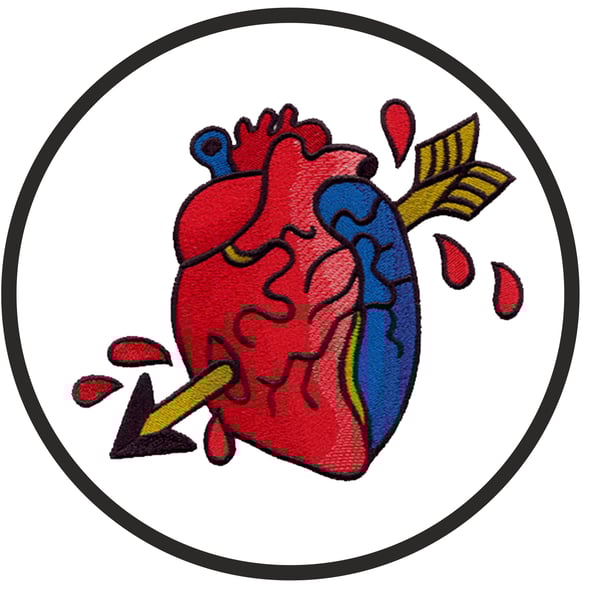 Be Still My Beating Heart Embroidered Patch