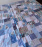 Vintage fabric patchwork quilt - Image 5